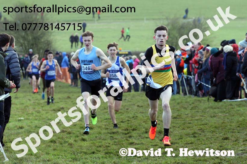 Mens under-17s 2019 British Athletics Inter Counties Cross Country, Prestwood Hall, Loughborough. Photo:  David T. Hewitson/Sports for All Pics